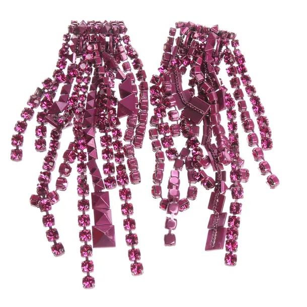 Earrings in Pink, Metal (metallic, metallized), Valentino