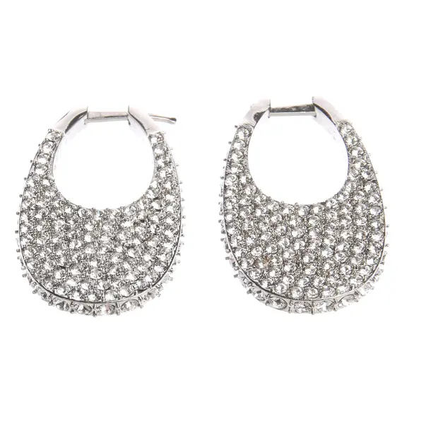 Ohrringe in Metallic, Metall (metallisch, metallisiert), Coperni