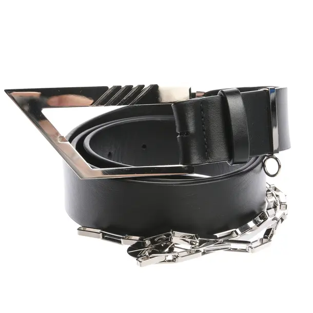 Gürtel in Schwarz, Leder, The Attico