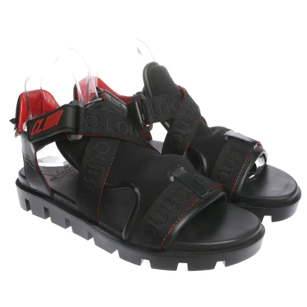 Sandalen in Schwarz, , Christian Louboutin