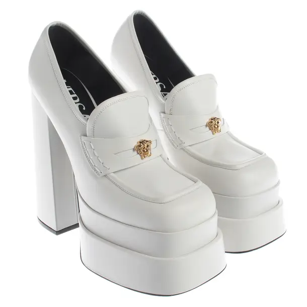 Pumps, in White, Versace