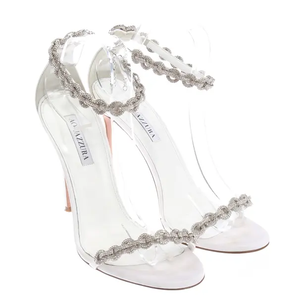 Sandaletten in Weiß, , Aquazzura