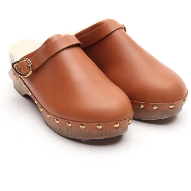 Mules in Brown, , Ancient Greek Sandals