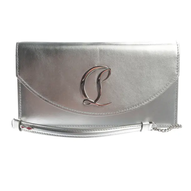 Evening Bag in Metallic, Leather, Christian Louboutin