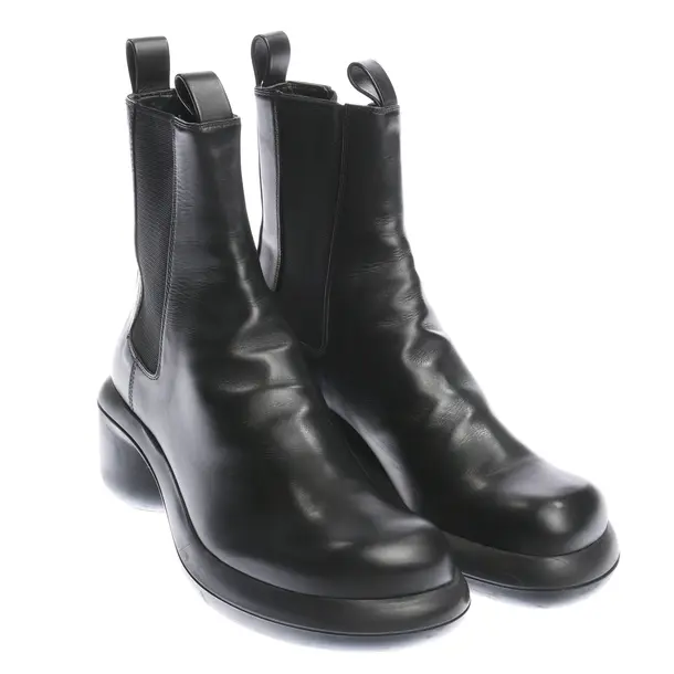 Stiefeletten in Schwarz, , Jil Sander