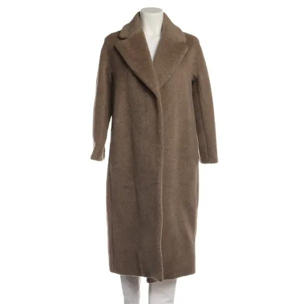 Übergangsmantel in Braun, Wolle, Max Mara