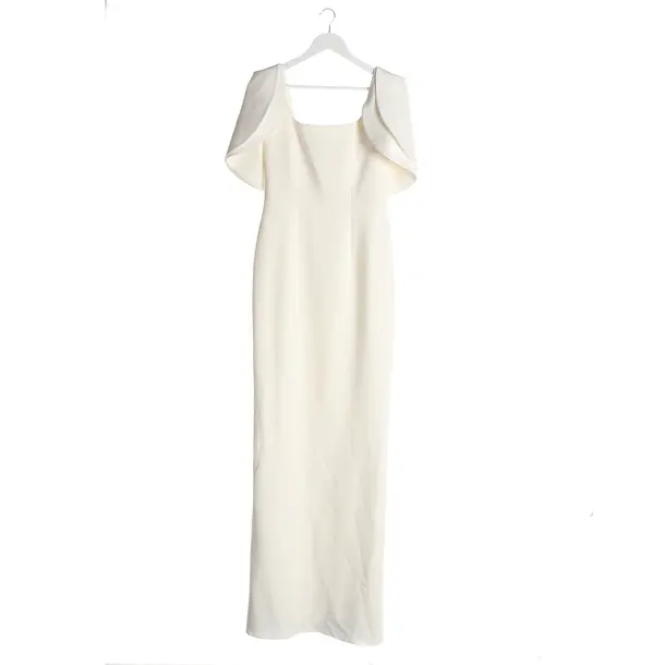 Cocktail Dress in White, Polyester, Safiyaa