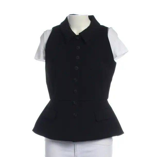 Top in Schwarz, Polyester, self-portrait
