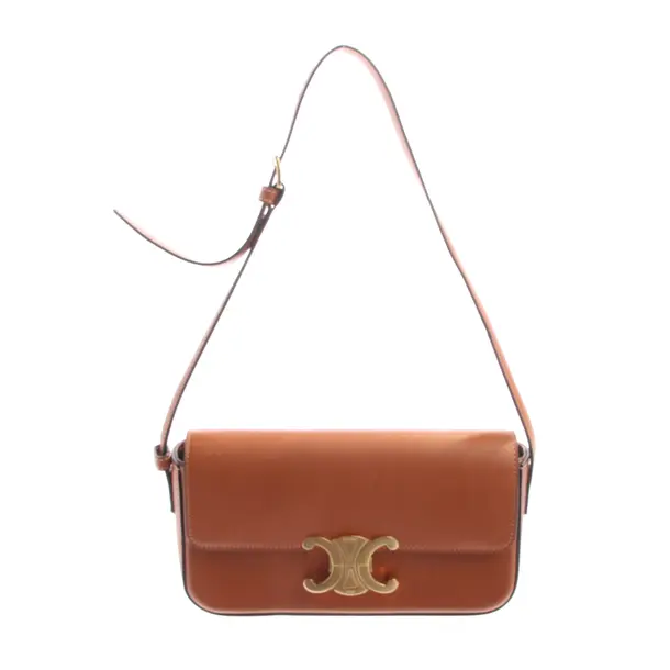 Schultertasche in Braun, Leder, Céline