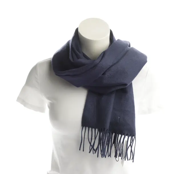 Schal in Blau, Kaschmir, Burberry