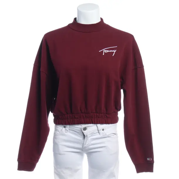 Sweatshirt in Rot, Baumwolle, Tommy Jeans