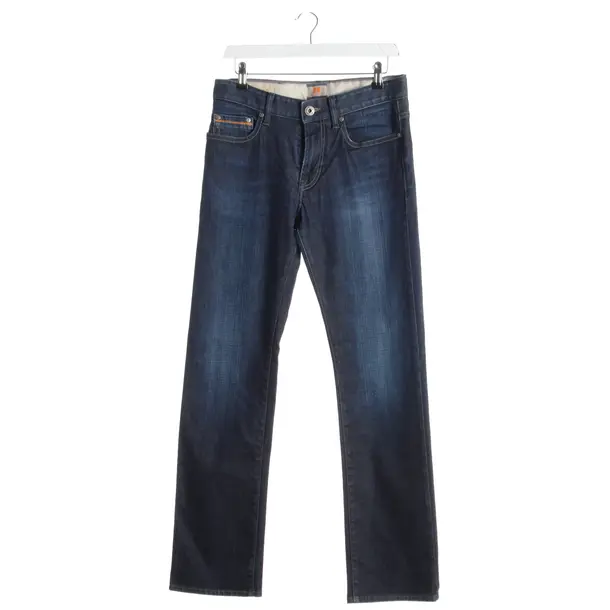 Jeans Straight Fit in Blau, Baumwolle, Hugo Boss Orange
