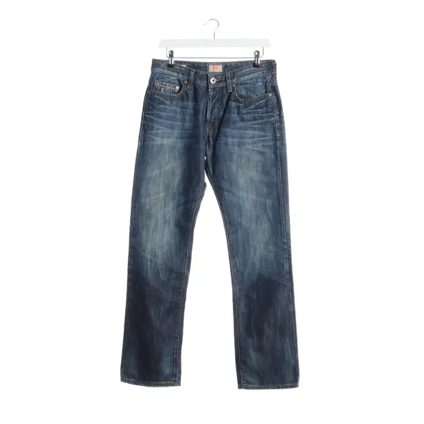 Jeans Straight Fit in Blau, Baumwolle, Hugo Boss Orange