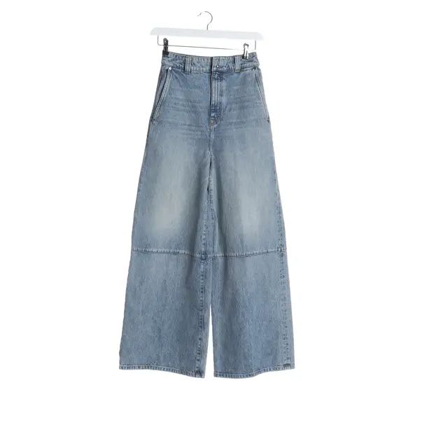 Jeans Straight Fit in Blau, Baumwolle, Khaite