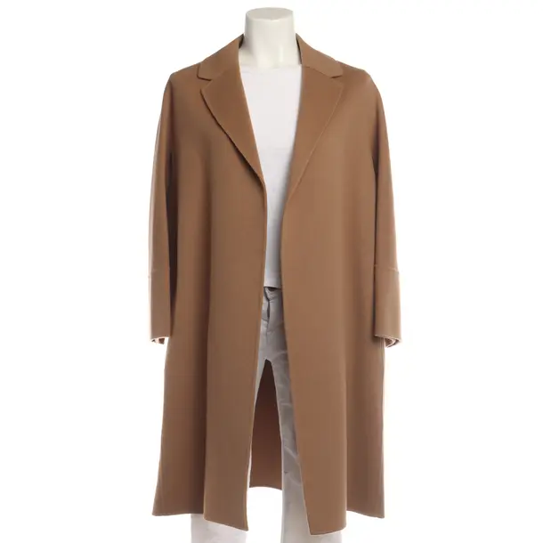 Übergangsmantel in Braun, Wolle, Max Mara