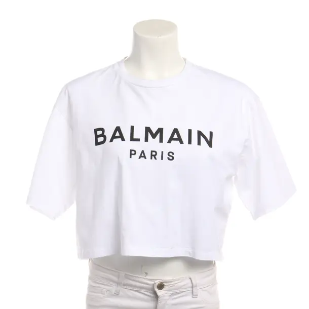 Shirt in White, Cotton, Balmain