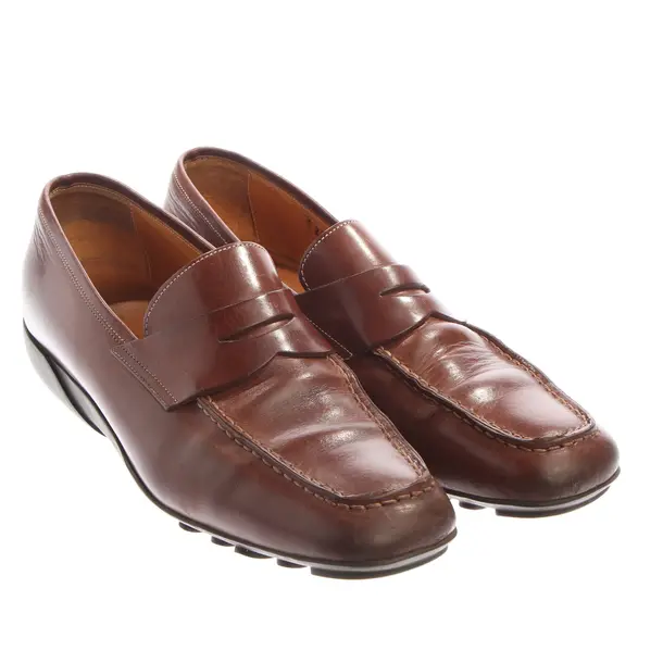 Loafers in Braun, , Santoni