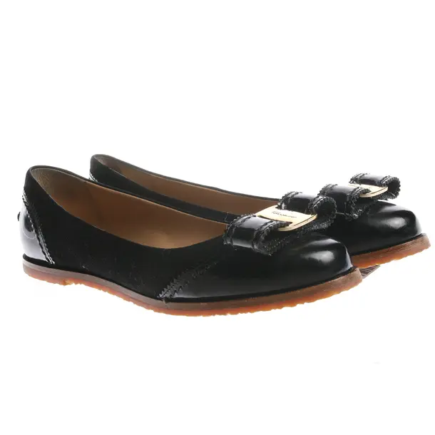 Ballerinas in Schwarz, , Salvatore Ferragamo