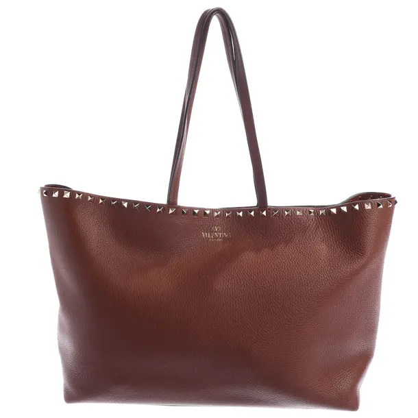Shopper Bag in Brown, Leather, Valentino