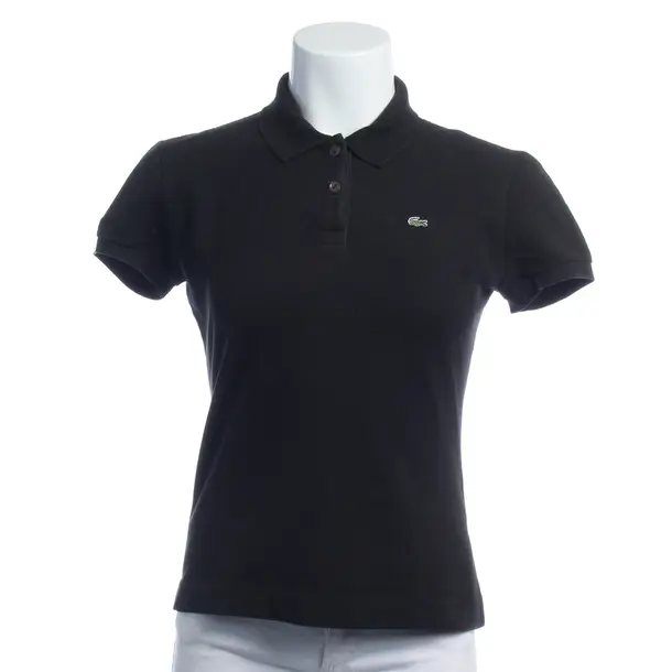 Poloshirt in Schwarz, Baumwolle, Lacoste