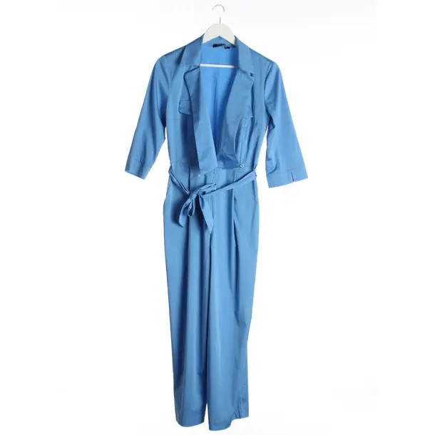 Jumpsuit in Blau, Baumwolle, Ana Alcazar