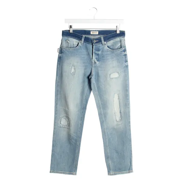 Jeans Straight Fit in Blau, Baumwolle, Zadig & Voltaire