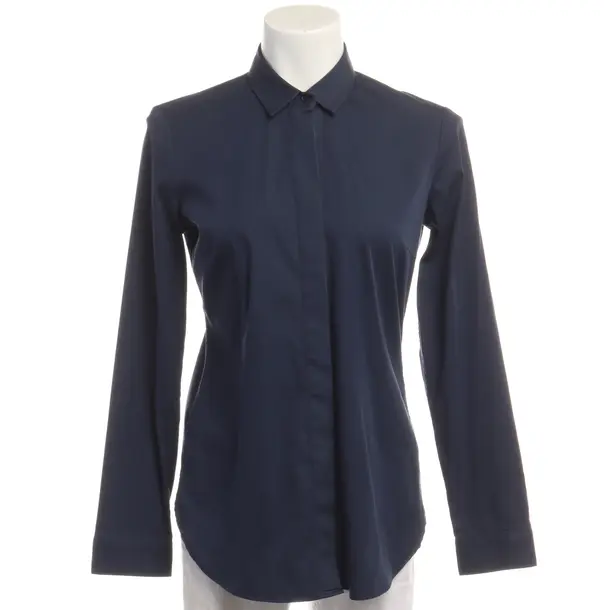 Blouse in Blue, Cotton, Van Laack