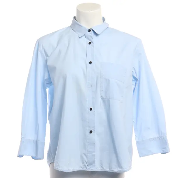 Bluse in Blau, Baumwolle, Lis Lareida
