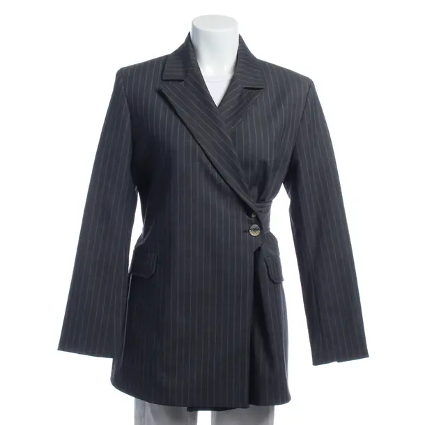 Blazer in Grau, Polyester, Ganni