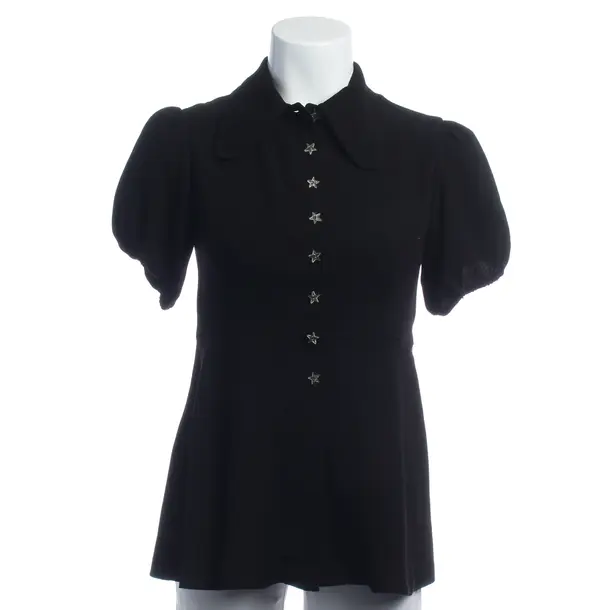 Blouse in Black, Acetate, Alexa Chung