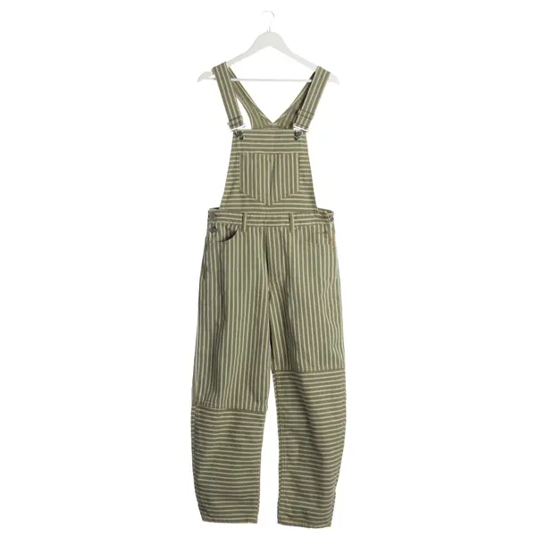 Dungarees in Green, Cotton, Ganni