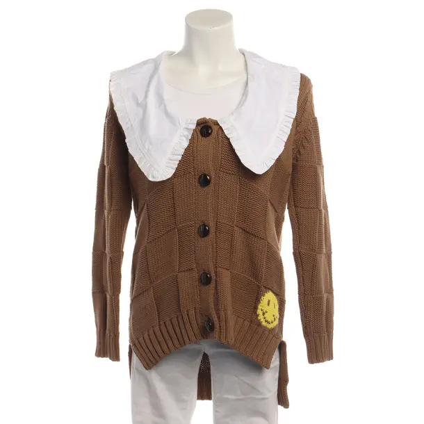 Cardigan in Brown, Cotton, Ganni