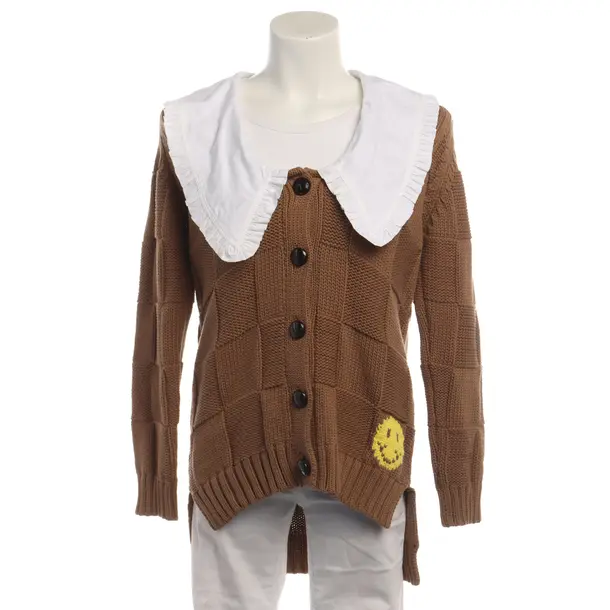 Strickjacke in Braun, Baumwolle, Ganni