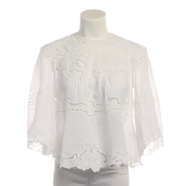 Bluse in Weiß, Ramie, Isabel Marant