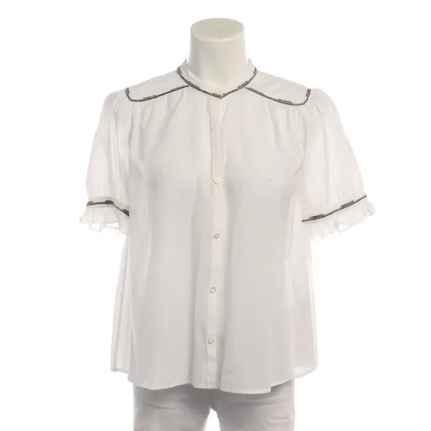 Blouse in White, Viscose, Ba&sh