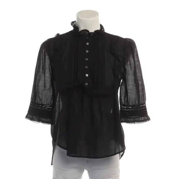 Bluse in Schwarz, Baumwolle, Zadig & Voltaire