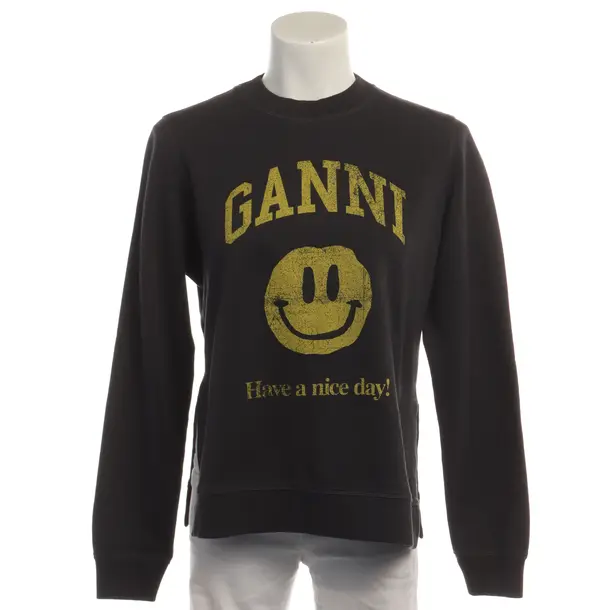 Sweatshirt in Gray, Cotton, Ganni