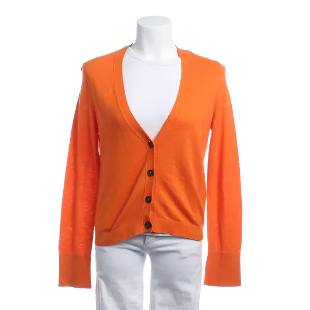 Cardigan in Orange, Cotton, Marc O'Polo