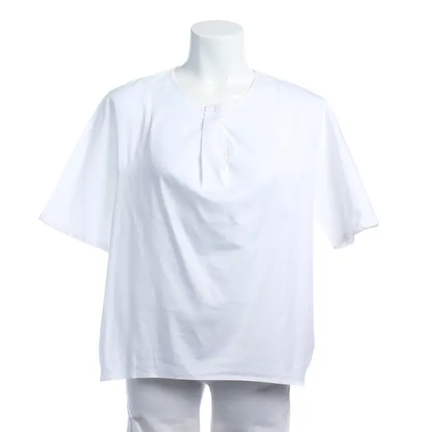 Shirt in Weiß, Baumwolle, Soluzione