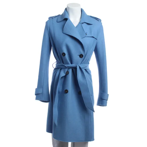 Übergangsmantel in Blau, Wolle, Tommy Hilfiger