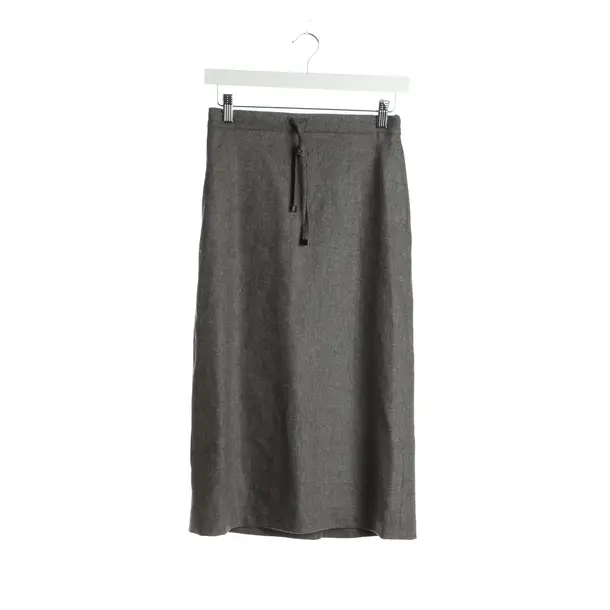 Skirt in Gray, Wool, Max Mara