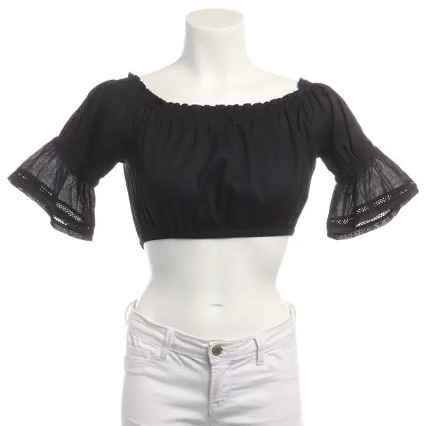 Shirt in Schwarz, Baumwolle, Tory Burch
