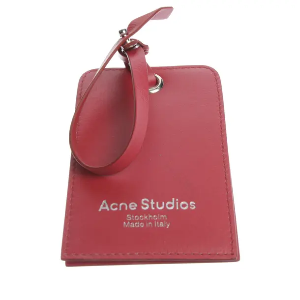 Pendant in Red, Leather, Acne Studios