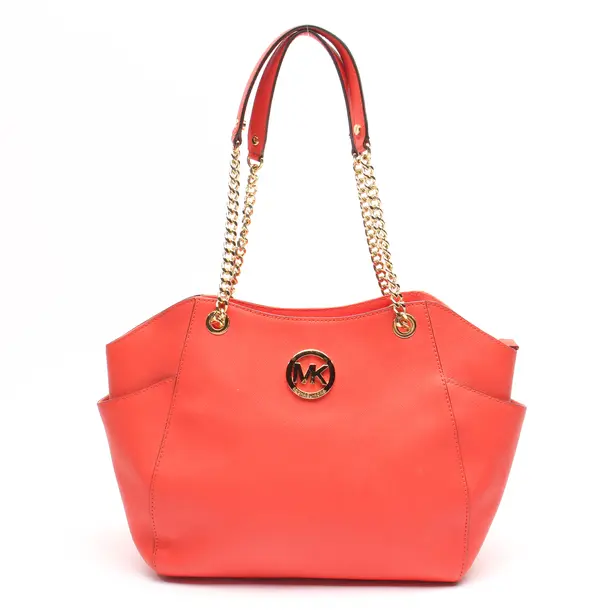 Shoulder Bag in Red, Leather, Michael Kors