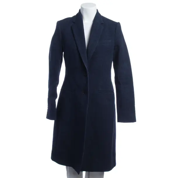 Mid-Season Coat in Blue, Wool, Joseph