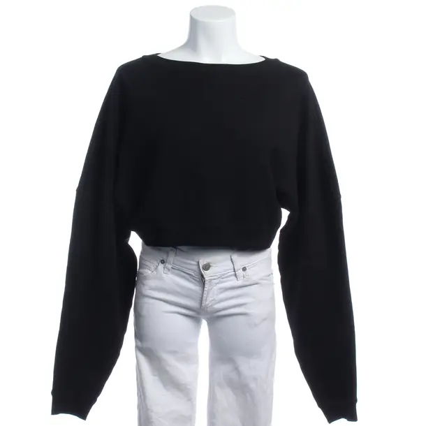 Sweatshirt in Schwarz, Baumwolle, Saint Laurent