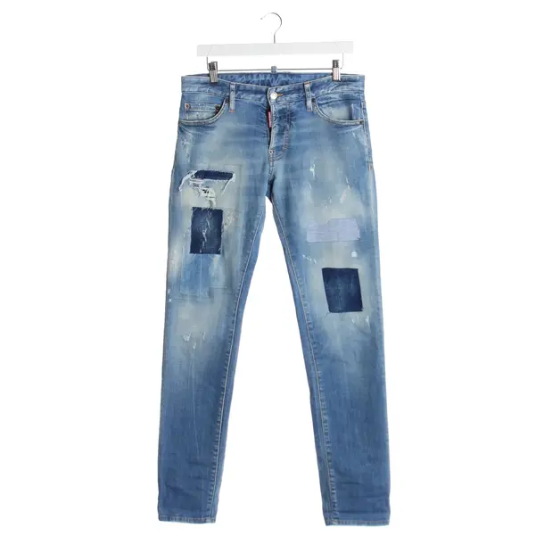 Straight Fit Jeans in Blue, Cotton, Dsquared