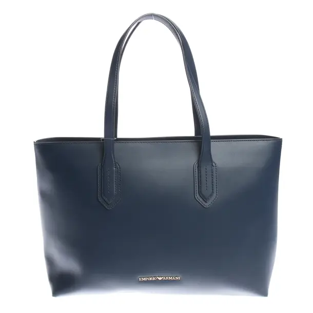 Shoulder Bag in Blue, Leather, Emporio Armani