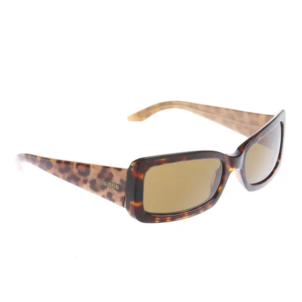 Sonnenbrille in Braun, Kunststoff, Miu Miu