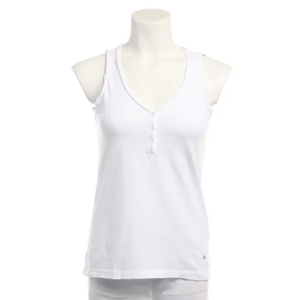 Top in White, Cotton, Mos Mosh